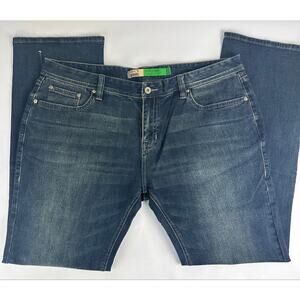 Rock and Roll Denim Vtg 46 Pistol Straight Leg Regular Fit Jeans 44x36 Dark Wash
